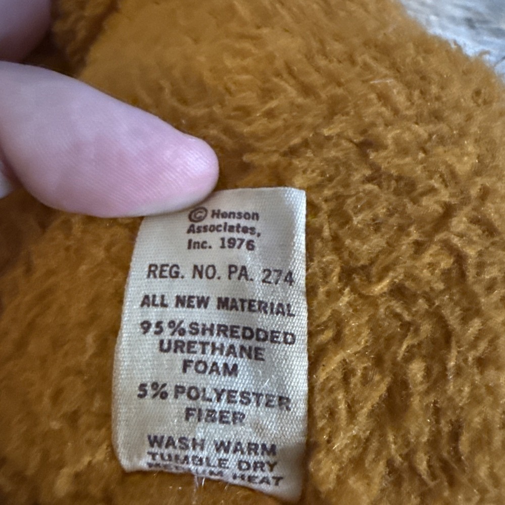 Vintage 1976 Fisher Price FOZZIE BEAR #851 Jim Henson The‎ Muppet Show Plush 14" - Picture 12 of 12